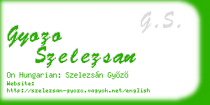 gyozo szelezsan business card